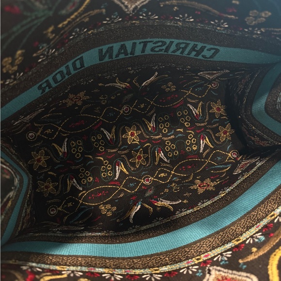 Christian Dior Multicolor Embroidered Tote - Picture 5 of 9
